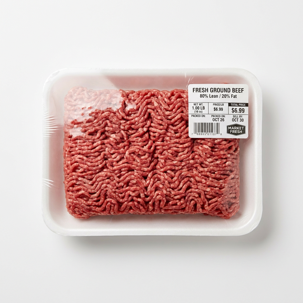 Butcher Select Ground Beef 80/20, 1 lb