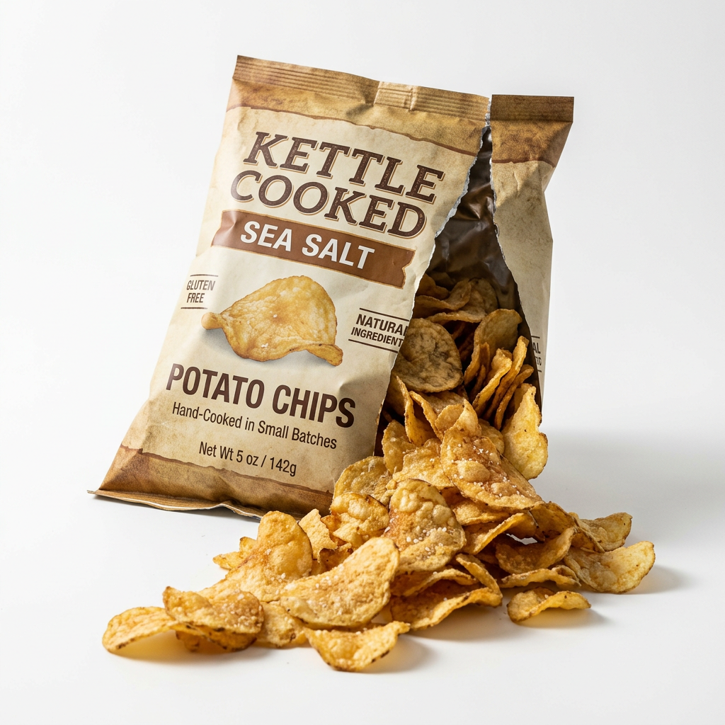 Kettle Brand Kettle Cooked Chips, Sea Salt, 8.5 oz